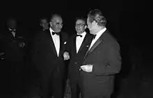 Pompidou with West German chancellor Willy Brandt in Cologne, 3 July 1972.