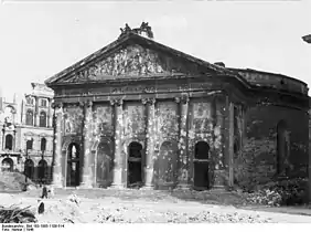 ruins of the cathedral, 1946