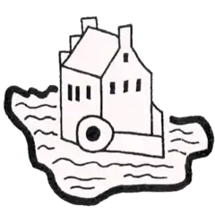 Aeffing Castle, woodcut by Philipp Apian (1568)