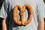Pretzel from Burg, typically carried around the neck