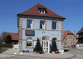 The town hall in Burnhaupt-le-Bas