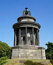 Burns Monument (Edinburgh, the UK) 1820-1831, by Thomas Hamilton
