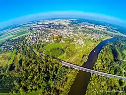 Aerial view of Burzenin