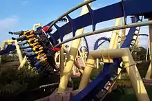 "Montu", a popular inverted roller coaster at Busch Gardens Tampa Bay, US