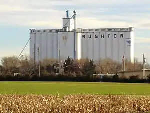 Grain elevator in Bushton (2004)