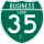 Business Interstate 35-J marker