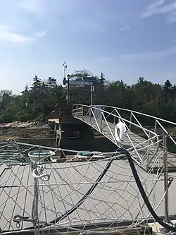 The island's public dock