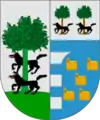 A coat of arms of the town of Busturia (Basque Country, Spain)