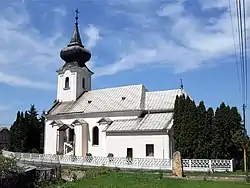 Catholic church in the village