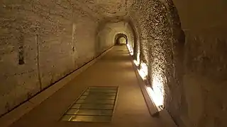 Tunnel to the Ptolemaic section