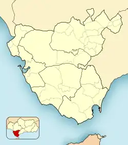 La Línea is located in Province of Cádiz