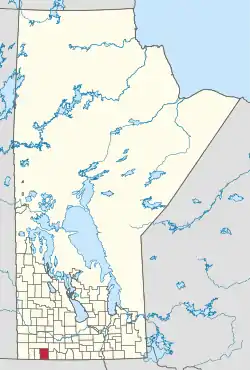 Location of Boissevain – Morton in Manitoba