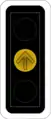 7.11 Yellow light with direction indication, here: straight aheadValid only for the (lane with) corresponding direction(s)