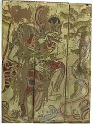 Paintings depicting evil spirits in Indonesian mythology