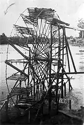 Noria in Jambi, Indonesia, between 1914 and 1921