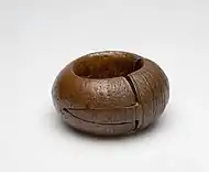 Bracelet; made before 1985; red copper; 5.3 x 10.6 x 10.6&nbsp;cm (1 1⁄16 x 4 3⁄16 x 4 3⁄16 in.); Nationaal Museum van Wereldculturen (the Netherlands)