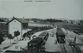 The railway station in 1905