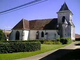 The church in Prugny