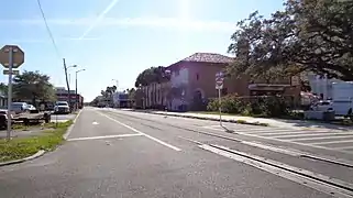 Street-running track in Clearwater