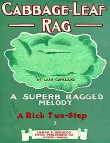 cover art from Cabbage Leaf Rag sheet music