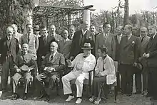Image 46Chiang Kai-shek, Franklin D. Roosevelt, and Winston Churchill meeting at the Cairo Conference in 1943 (from Diplomatic history of World War II)