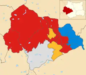 2019 results map
