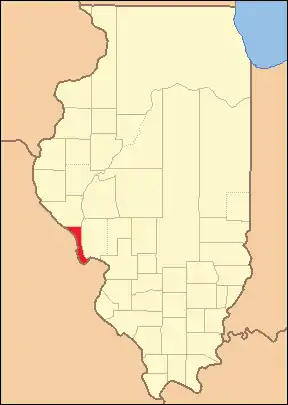 Calhoun County at the time of its creation in 1825.