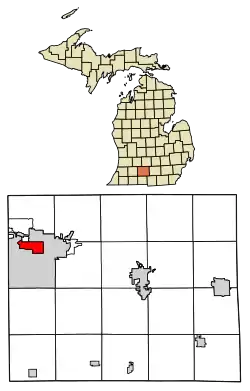 Location of Springfield, Michigan