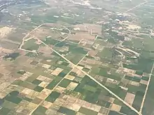 Image 22Agricultural fields in the Kampong Cham province, aerial (from Agriculture in Cambodia)