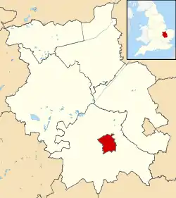 Location of Cambridge in Cambridgeshire