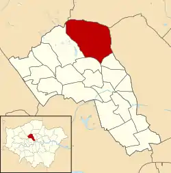 Highgate highlighted within Camden