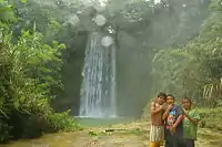 Camugao Falls located in northwestern Balilihan, near the Abatan River