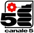 Canale 5's fifth logo used from 1981 to 1985