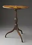 Candlestand; 1790-1800; mahogany, birch, and various inlays; 107 x 49.21 x 48.9&nbsp;cm; Los Angeles County Museum of Art