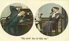 Image 20Private conversation, 1910 (from History of the telephone)