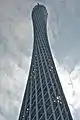 The Canton Tower, in the Haizhu District of the city of Guangzhou (historically known as Canton), in Guangdong, China, 2010.