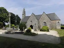 The church of Saint-Ézéchiel, in Lanvézéac