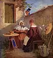 Carl Spitzweg: Der Liebesbrief 1845-1846 (missing since 1989)