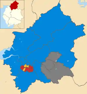2003 results map