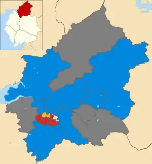 2010 results map