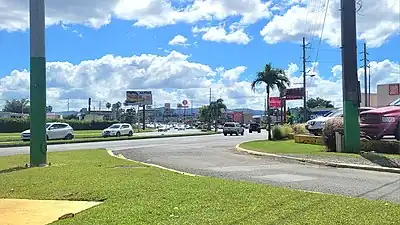 PR-167 south near its junction with PR-29 in Bayamón