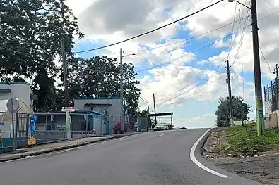 Beginning of Puerto Rico Highway 803 in Palmarejo, Corozal