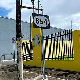 Puerto Rico Highway 864 in Hato Tejas, Bayamón