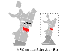 Location of Saint-Bruno