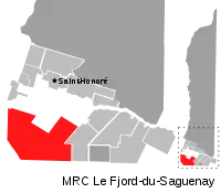 Location of Lac-Ministuk