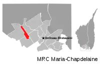 Location of Saint-Edmond-les-Plaines