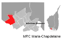 Location of Saint-Thomas-Didyme