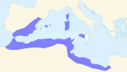 Carthage and its dependencies in 323 BC