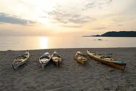 The beachfront at Casaglione