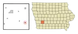 Location in the State of Iowa